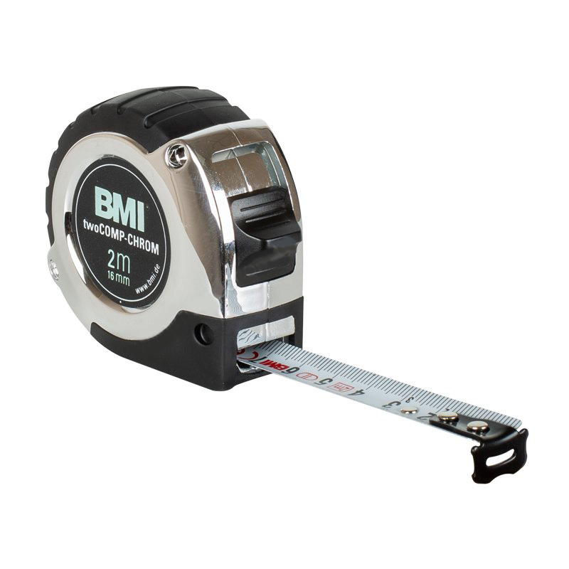 Измерительная рулетка BMI twoCOMP CHROM 2 M Измерительная рулетка BMI twoCOMP CHROM 2 M